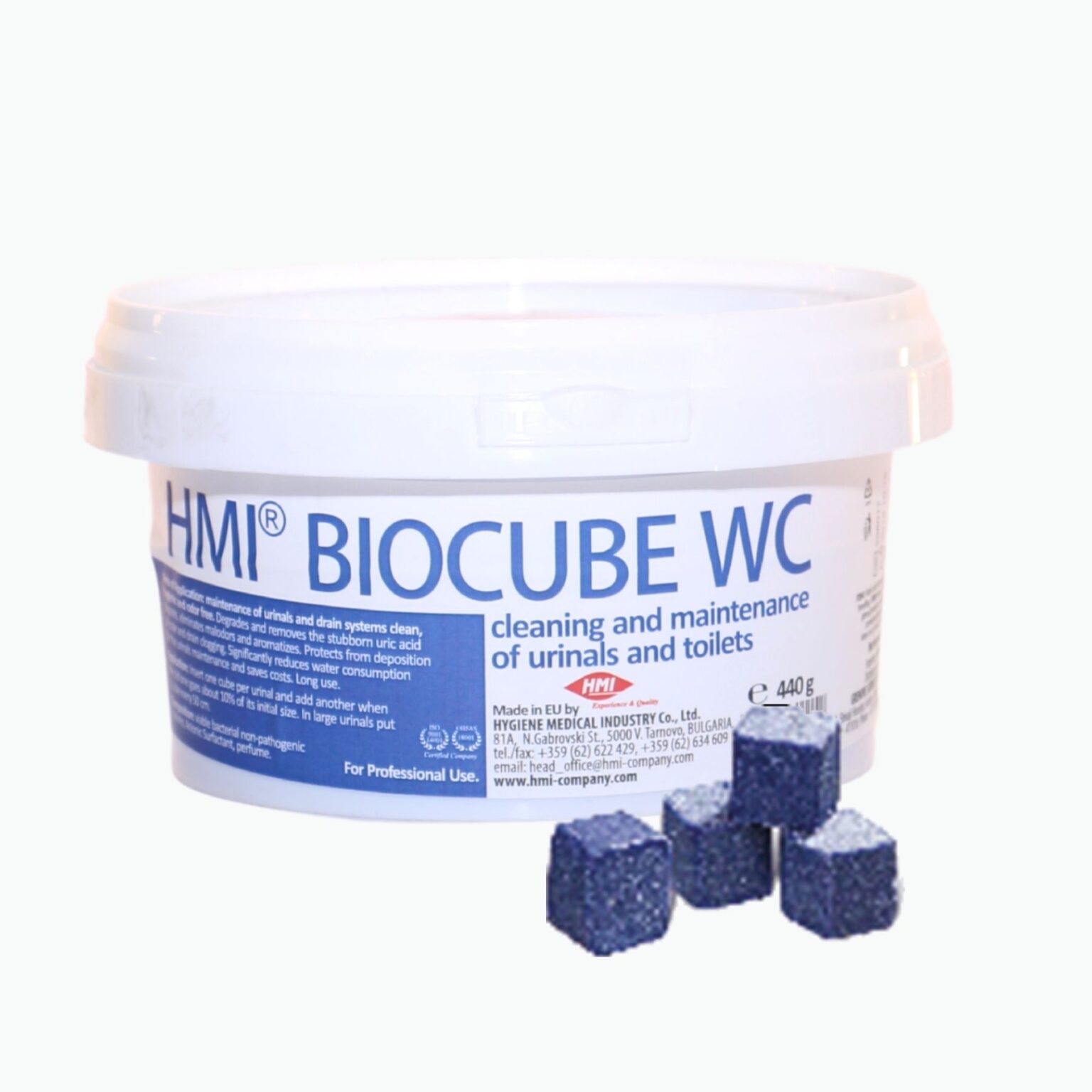 Water Less Urinal Cube hygiene of urinals and drain systems